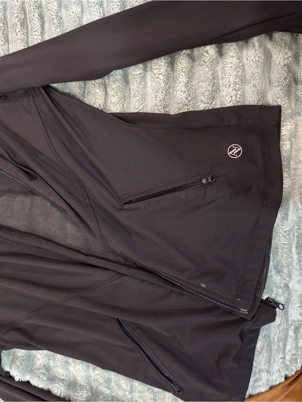Adrienne Vittadini Black Women’s Zip-Pocket Joggers
